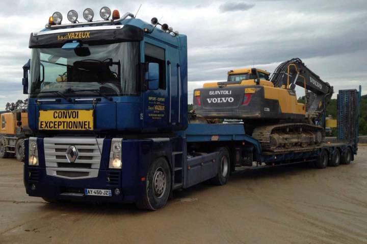 Transport d'engins Nontron